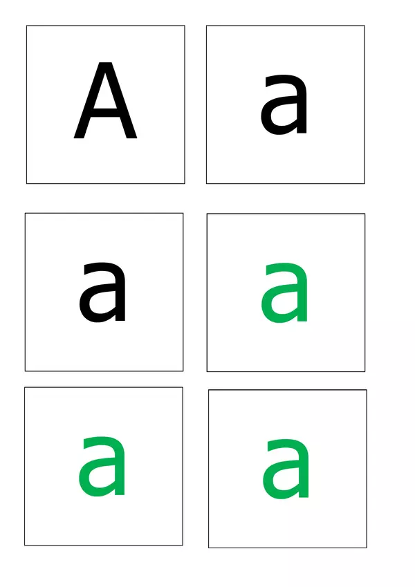 Tarjetas para armar abecedario 
