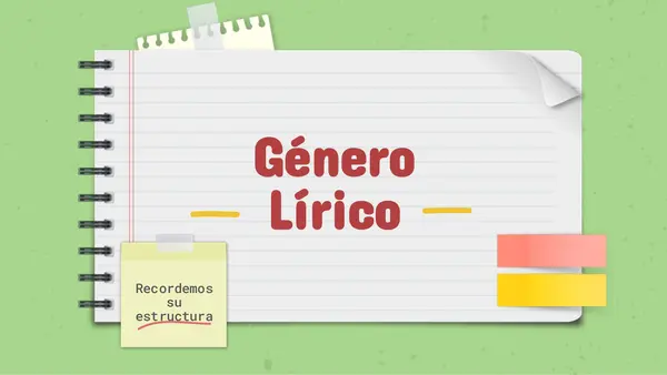 Género Lírico - Refrescando conocimientos 