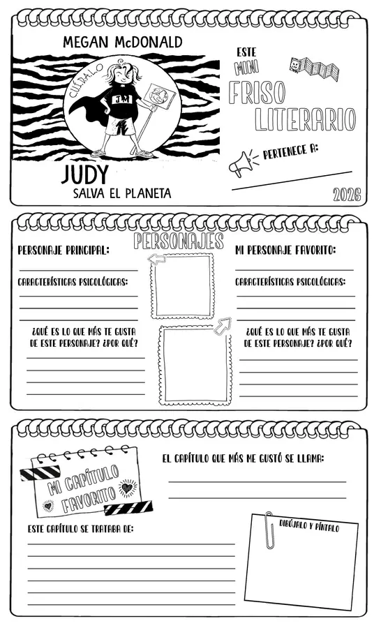Friso literario - Judy Moody, salva el planeta