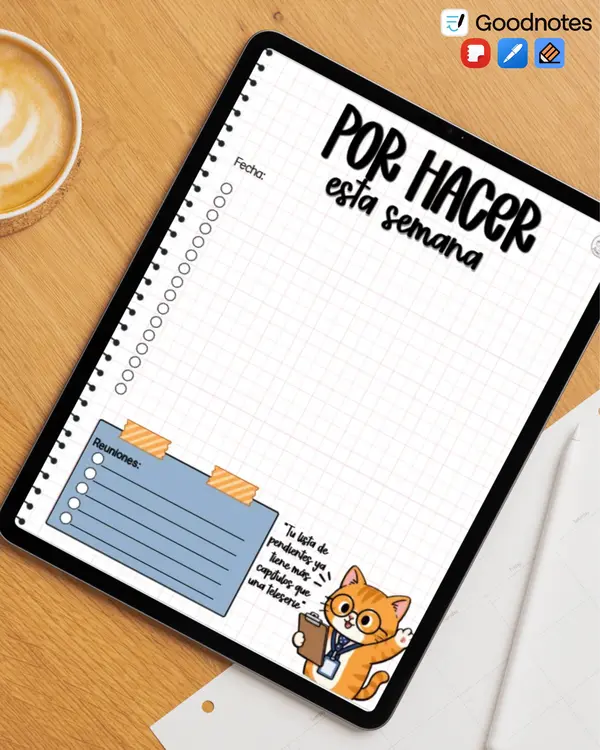 Planner Docente con Milo | Sin Fecha, Todo Nivel | Digital y PDF
