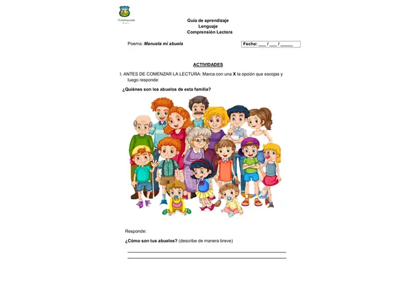 Guia de comprensión lectora (POEMA)