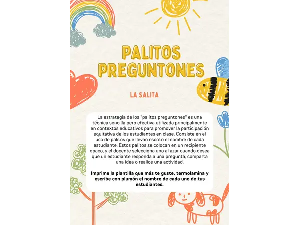Palitos preguntones