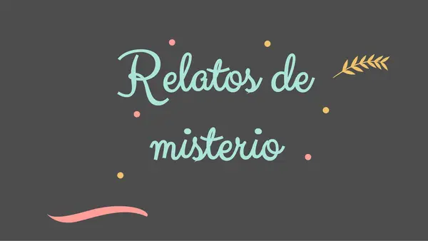 8vo Relatos de misterio 