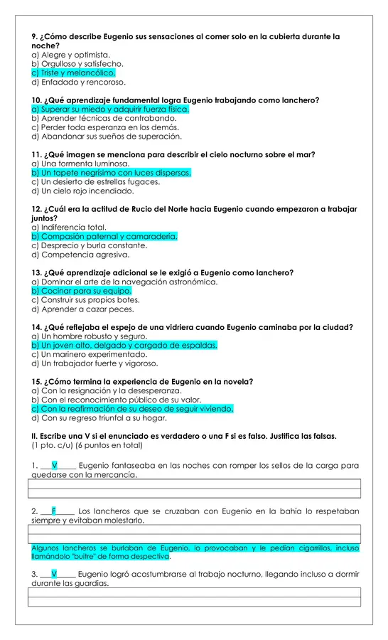 Prueba lectura - Lanchas en la Bahía