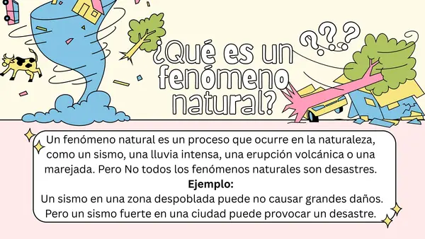 Desastres socionaturales (5° básico)