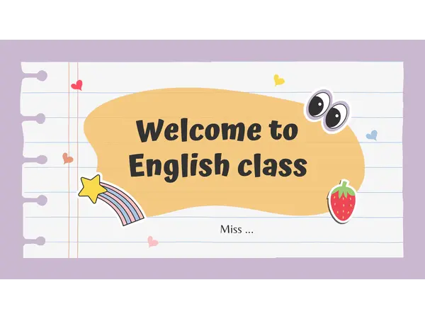 First English class