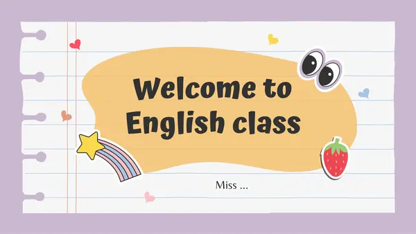 First English class