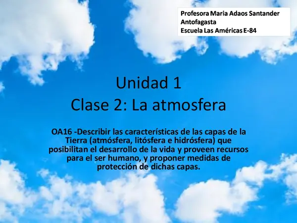 La atmosfera 