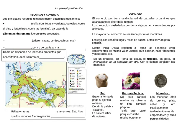 ROMANOS 3ERO BÁSICO