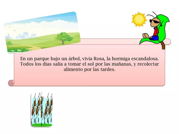 Presentacion Tipo Cuento para trabajo sumas y restas Tercero Basico