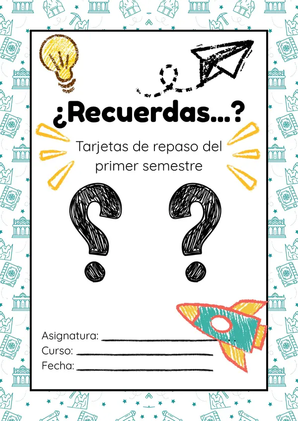 Tarjetas de repaso 1° semestre- Historia 7° básico