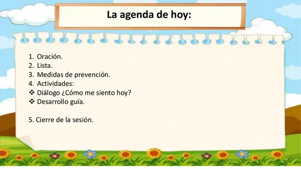 primera clase de Religión 3° Básico