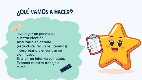 Investigación sobre el análisis de un poema