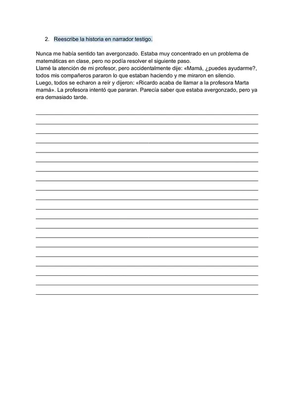 Tipos de narrador