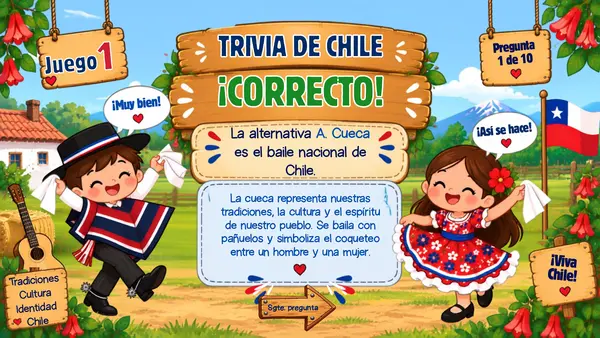 JUEGO 1 "¿Cuánto sabes de Chile?”