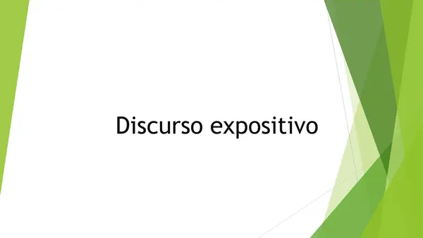 PPT Discurso expositivo, LENGUAJE, SEPTIMO