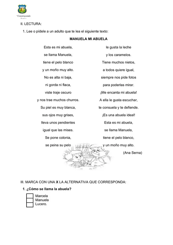 Guia de comprensión lectora (POEMA)