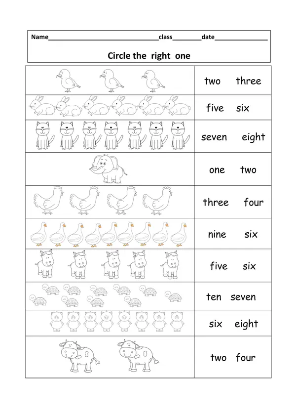 Guía de los números en inglés