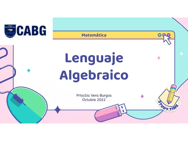Lenguaje algebraico 