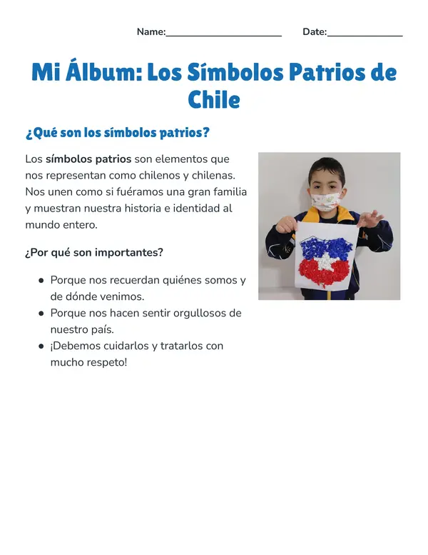 SIMBOLOS PATRIO DE CHILE