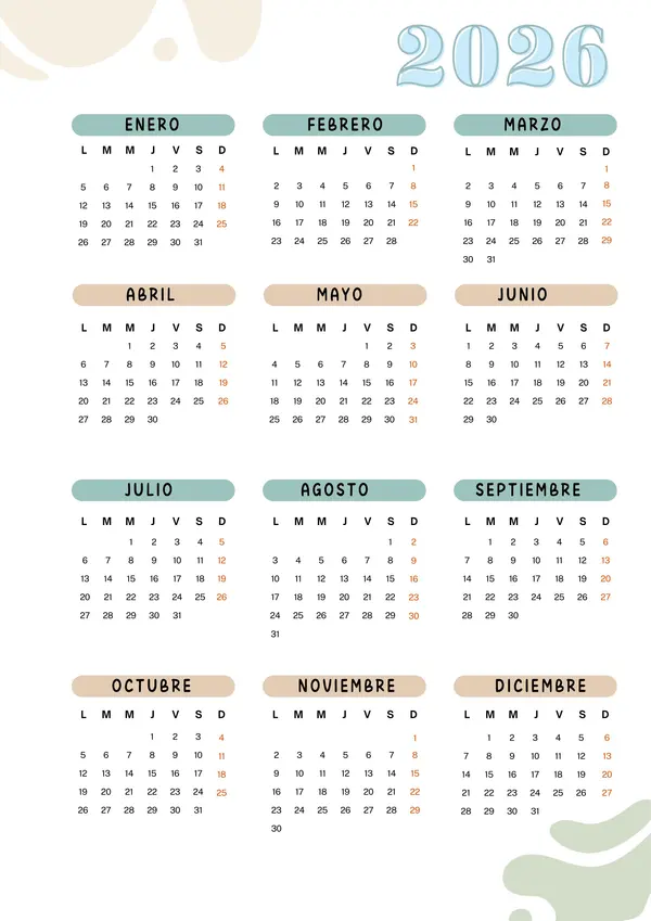 AGENDA DOCENTE 2025-2026