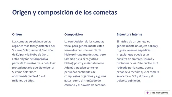 Cometas