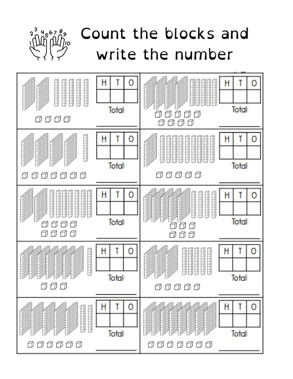 Cuadernillo Matemáticas en Inglés 2do Básico I