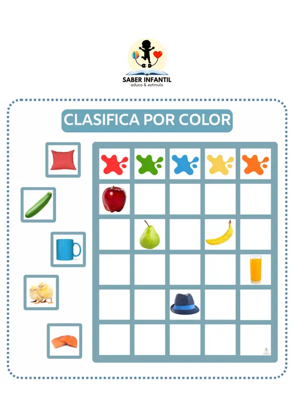 CLASIFICA POR COLOR