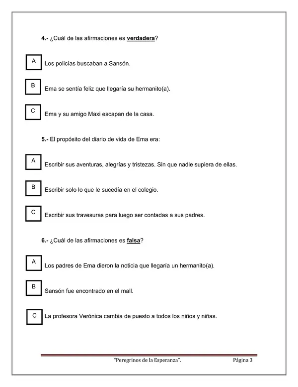 La escapada de Ema"