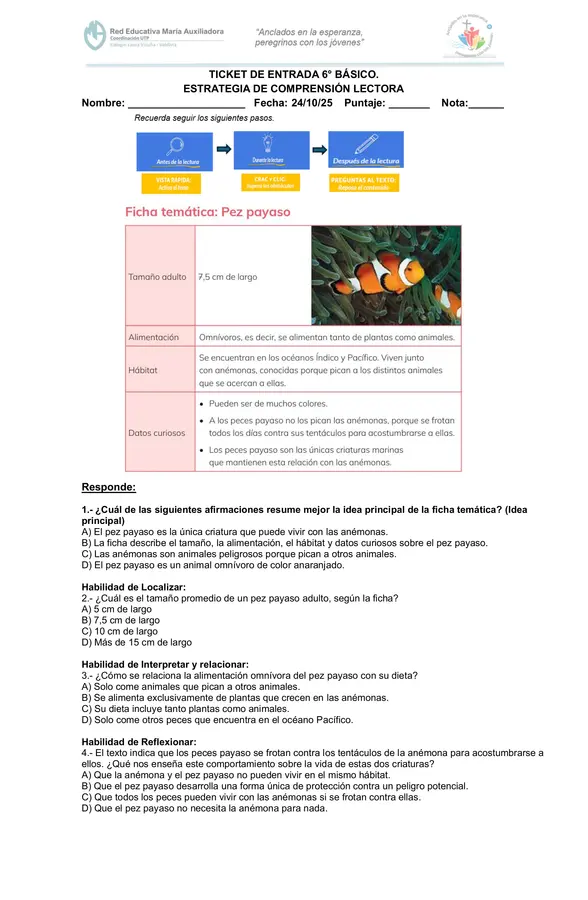 Estrategias de comprensión lectora