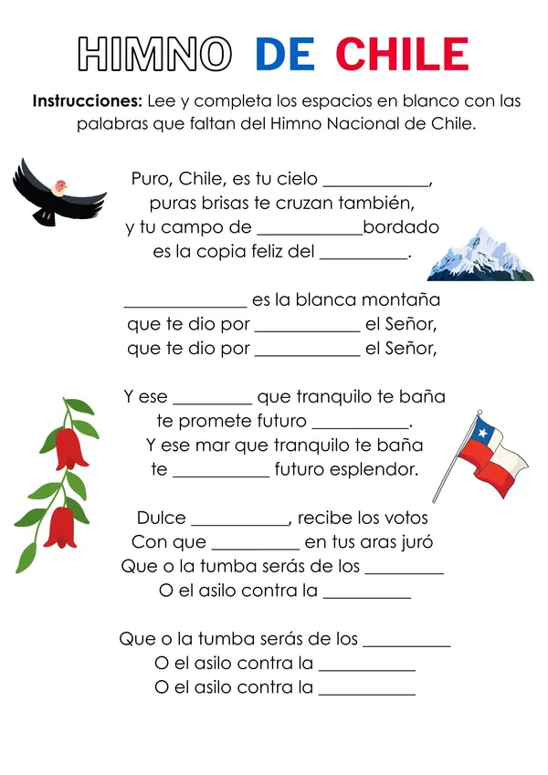 Cuadernillo Fiestas Patrias