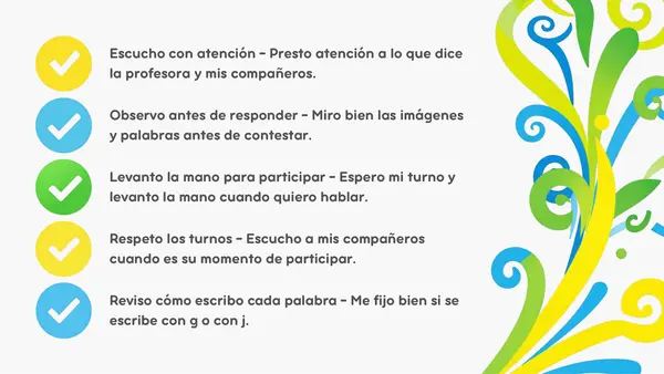 PRESENTACIÓN: uso de je - ji - ge- gi (con actividades)