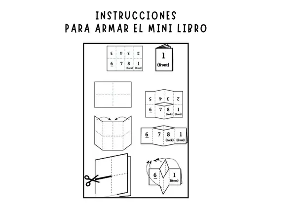Celebra a mamá con este entretenido minilibro. 