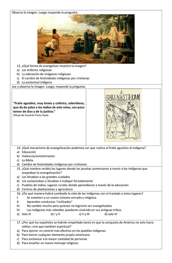Prueba Unidad 2 Historia