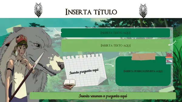 Plantilla: La princesa Mononoke 