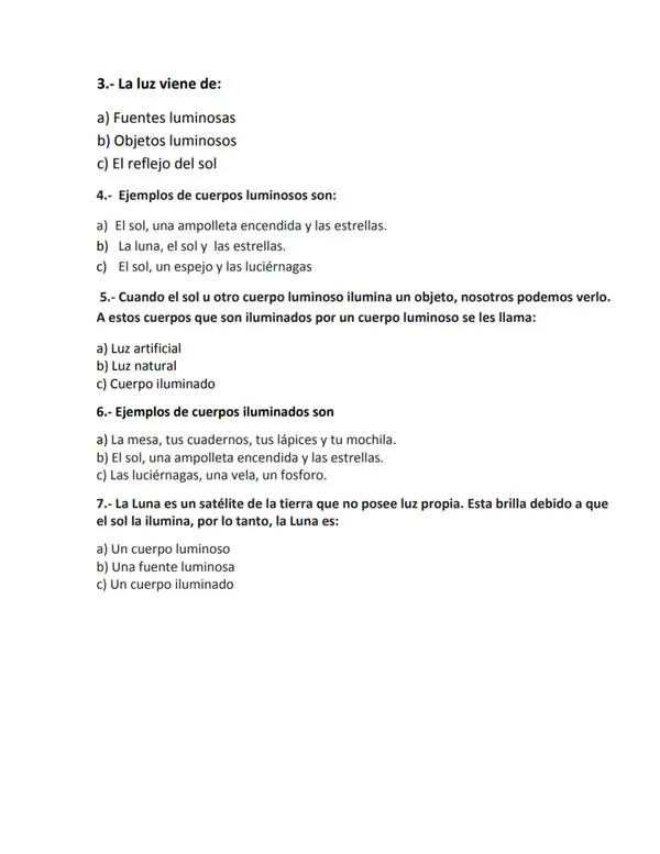 Evaluación Ciencias naturales 