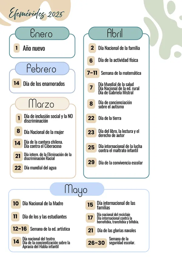 AGENDA DOCENTE 2025-2026