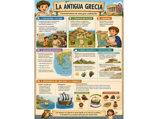 Civilización griega 3°básico
