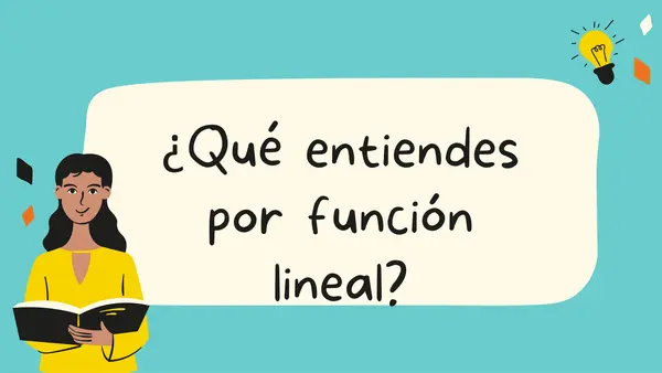 Recordando la función lineal 