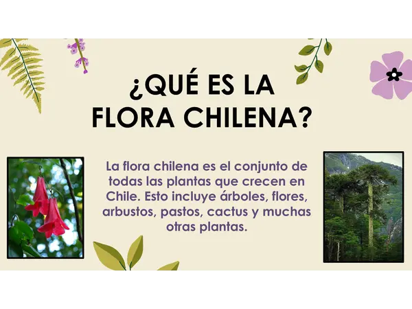 FLORA CHILENA NT1 Y NT2