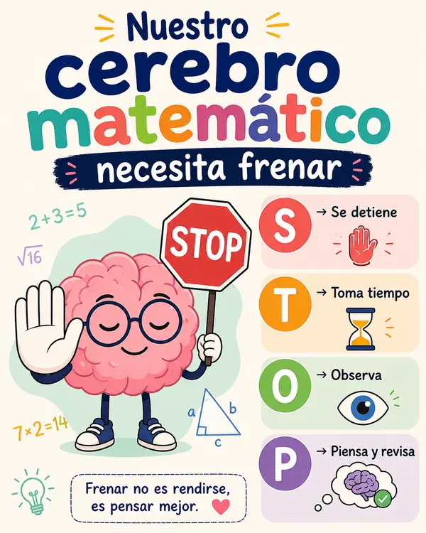 STOP Matemático: estrategia de autorregulación en Matemática