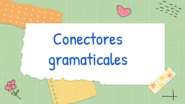 Conectores gramaticales