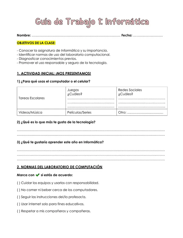 Guía de Informática