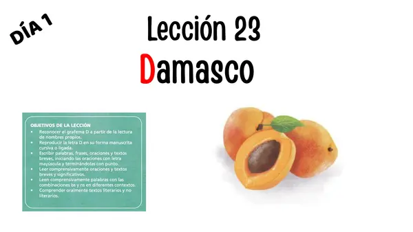 Lección 23 Damasco Parte 2 Mayúsculas Método Matte