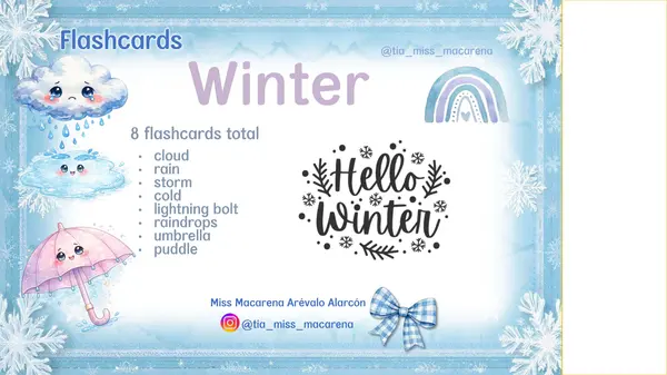 Winter Flashcards