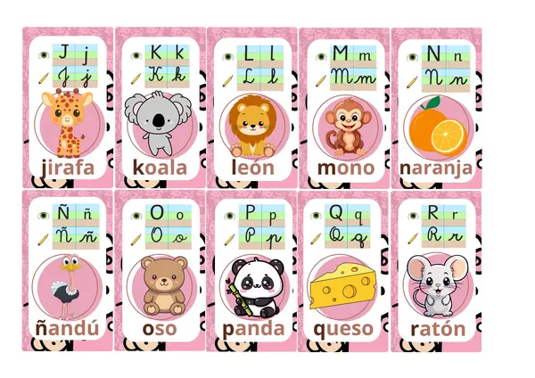 abecedario llavero HELLO KITTY 
