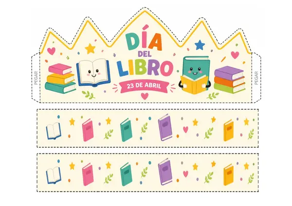 Corona del Día del Libro 23 abril