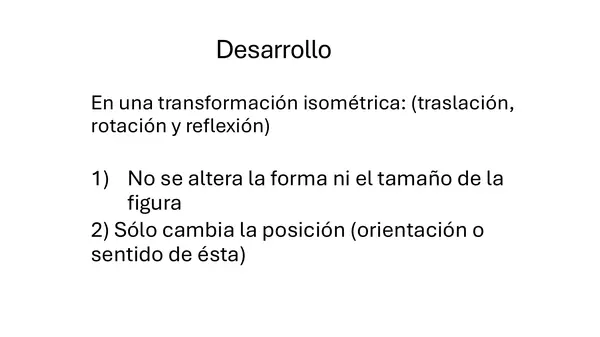 transformaciones junto al plano carteciano