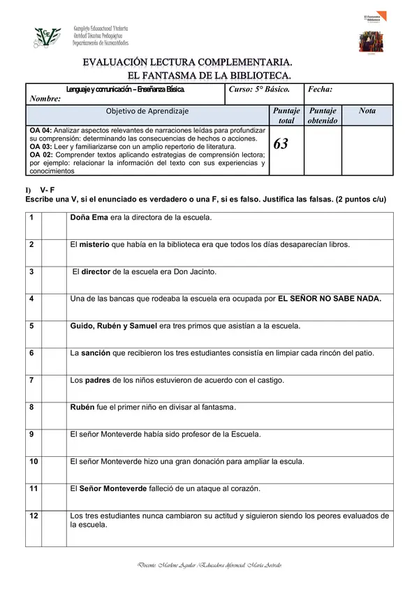 PRUEBA LIBRO EL FANTASMA DE LA BIBLIOTECA 