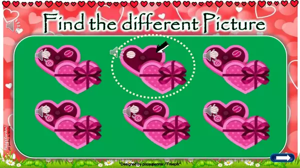 Difference Challenge (Valentine's Day)